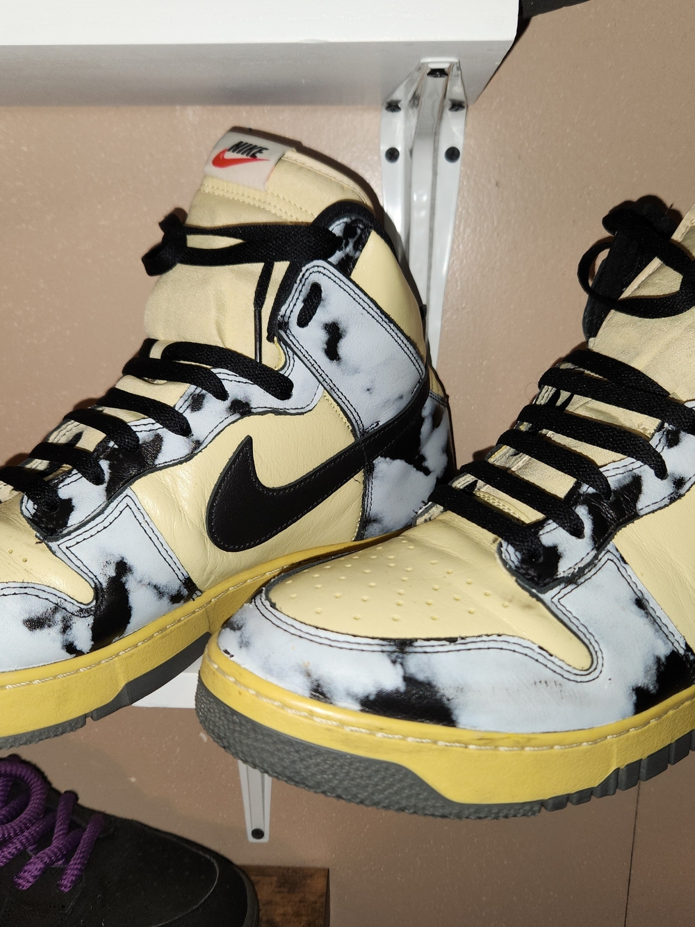 Nike Dunk High 1985 Black Acid Wash 13M